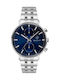 Gant Park Hill Men's Watch Battery Chronograph with Silver Metal Bracelet