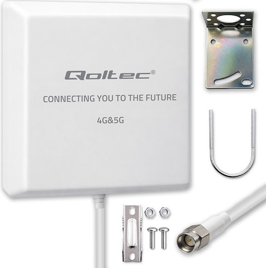 Qoltec 57062 Externe TV-Antenne (Benötigt Strom)