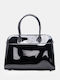 Stoff Damen Handtasche Handtasche Crossbody Schwarze