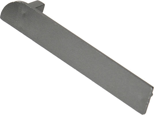 Adeleq LED Streifen Verbindungsstück Zubehör Gipskarton Grau Ohne Loch Profil Aluminium 30-1696