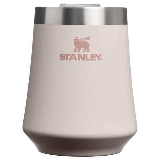 Stanley Reserve Wine Tumbler Reciclabil Pahar Termos din Oțel Inoxidabil Fără BPA 320ml Rose Quartz