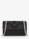 Damen Schultertasche Schwarz