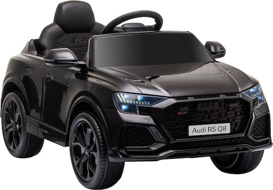 Audi RS Q8 Einsitzer mit Fernbedienung Lizensiert 6 Volt Schwarzes für 3+ Jahre