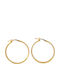 Rubini Earrings Hoops Silver Gold Plated