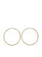 Rubini Earrings Hoops Silver Gold Plated