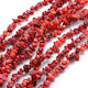 Korallen Chips Rote 5~8mm 250Stück