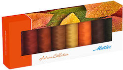 Ata Cotton Silk-finish Autumn Kit 8 Pieces Mettler Ata Cotton Silk-finish Autumn Kit 8 Pieces Mettler
