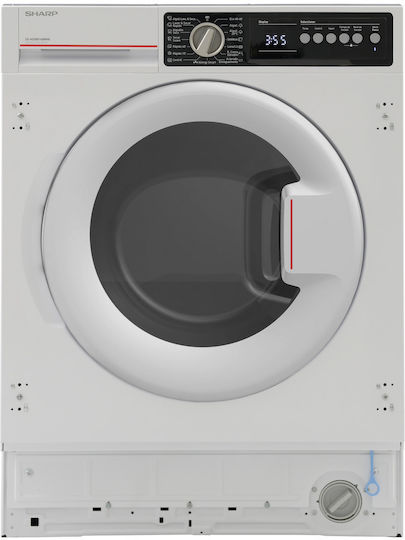 Sharp Πλυντήριο-Στεγνωτήριο Ρούχων 8kg/5kg Ατμού 1400 Στροφές
