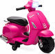 Παιδική Vespa Ηλεκτροκίνητη 6 Volt Ροζ για 6+ ετών