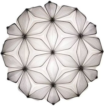 Slamp Wandleuchte Weiß 34x36x15 cm