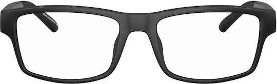 Armani Exchange Правоъгълни Матирани Черни Рамки За Очилa Ax3140u 5001