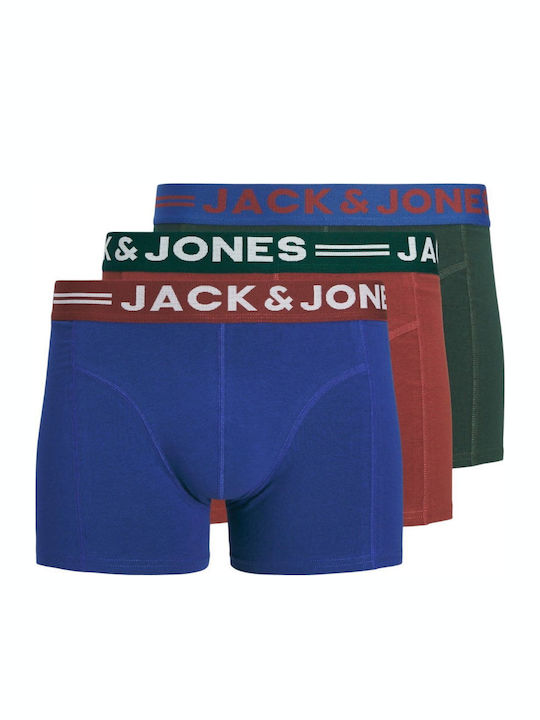 Jack & Jones Ανδρικά Μποξεράκια Fired Brick 3Pack