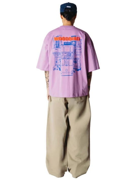 Woodbird Tricou Violet Pudrat