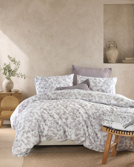 Rythmos Camelia Σετ Σεντόνια King Size 270x290εκ. Εκρου (4τμχ)