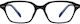 Nantes Premium Schwarze Blaulichtblockierende Brille