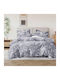 SpitiBazaar Module Cearceafuri De Pat King Size Cu Hugger Din Cauciuc 220x240+30cm Gri 5 Bucăți
