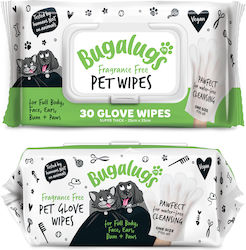 Biodegradable Pet Cleaning Gloves Full Body 30 Pieces
