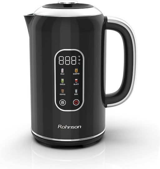 Rohnson Fierbător 1.7lt 2200W Negru
