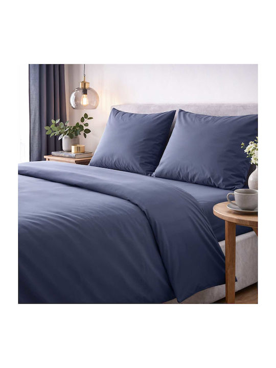 Vesta Home Lamera Σεντόνι Μονό 170x270εκ. Blue