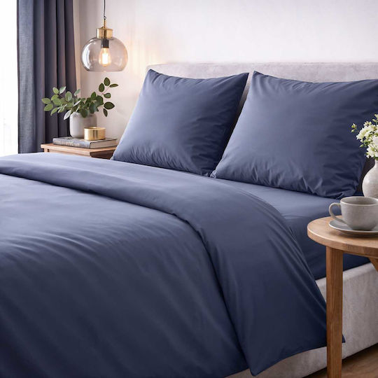 Vesta Home Lamera Σεντόνι Μονό 170x270εκ. Blue