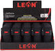 Leonflame Jetflame Αντιανεμικός Αναπτήρας Φλόγας σε Μαύρο χρώμα