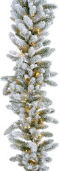 MSA MSA Weihnachtsgirlande Beleuchtet Schneebedeckt