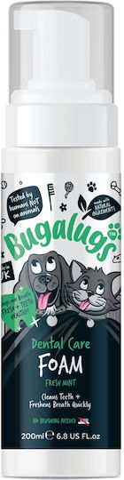 Bugalugs Bugalugs Hundezahnpflege Schaum für Hunde & Katzen gegen Stein & Platte 200ml