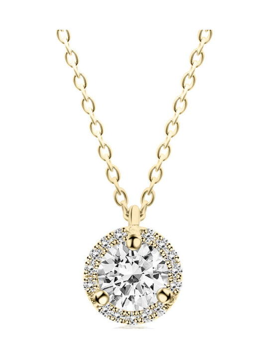 Chrilia Gold 18k Necklace with Diamond