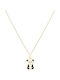 Ulysses Kinder Halskette 14k Gelbes Gold Email