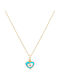 Ulysses Kinder Halskette 14k Gelbes Gold Email