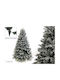 Weihnachtsbaum Albero Pino Regenschirm 210cm Weiß