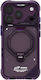 Case Skinarma Saturn Magsafe + Rotating Kick Stand Iphone 18 Pro 17 Pro Burgundy