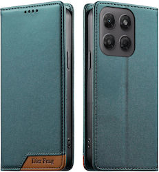 Motorola Edge 70 Fusion 5g Θήκη Dierfeng Strong Magnetic Δερμάτινη Πορτοφόλι-green