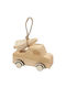 Hängendes Weihnachtsbaumschmuck Kleintransporter Holz 6x7cm