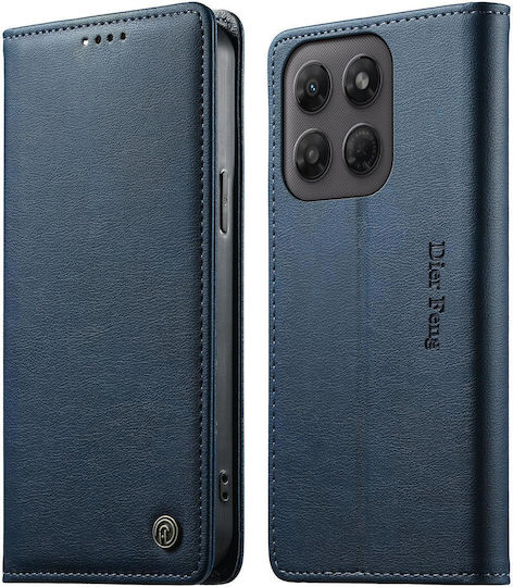 Motorola Edge 70 Fusion 5g Case Dierfeng Leather Wallet Blue