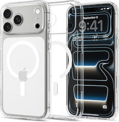Spigen Ultra Hybrid Magsafe Husă iPhone 18 Pro 17 Pro Transparentă Albă