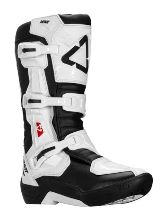 Leatt 3.5 Cizme pentru copii Motocross Black/White Leatt 3.5 Cizme pentru copii Motocross Black/White