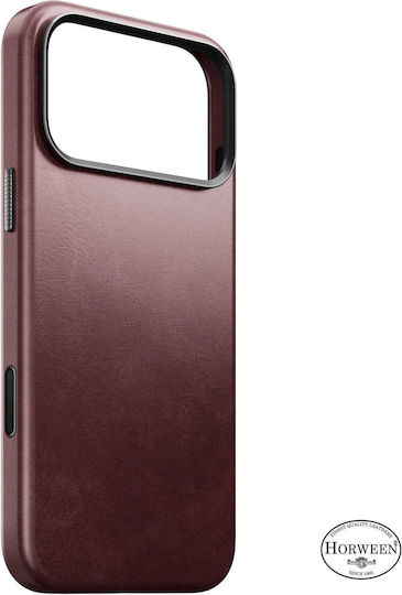 Nomad Traditional Leather Case Burgundy Horween Iphone 18 Pro Max/17 Pro Max 114771114j4j