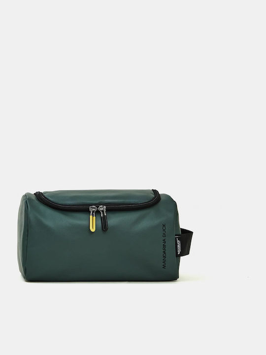 Козметичен Несесер Mandarina Duck Eco Coated Тоалетен Комплект P10osn04 Дълбоко Зелен