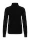 Women's Long Sleeve Turtleneck Sweater Black