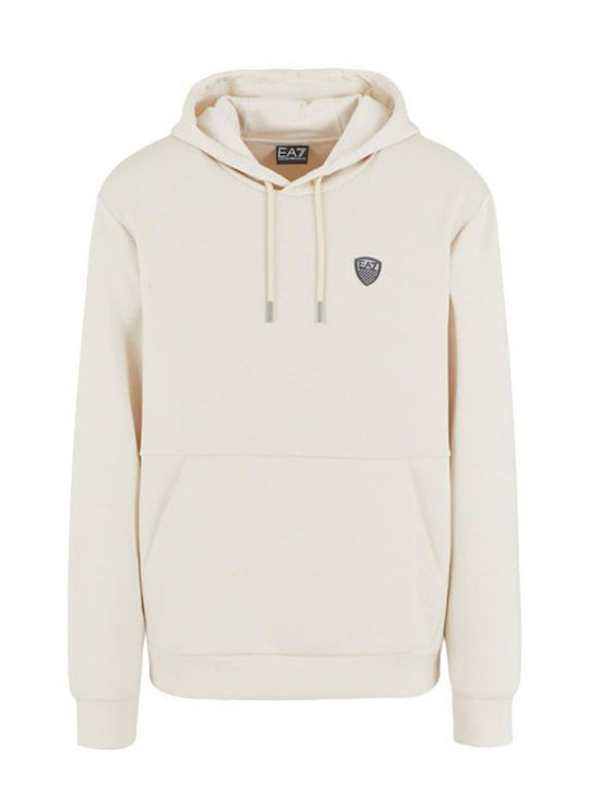 Emporio Armani Hooded Sweatshirt Ecru