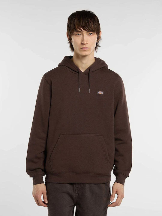 Dickies Oakport Hooded Sweatshirt Chocolate Brown