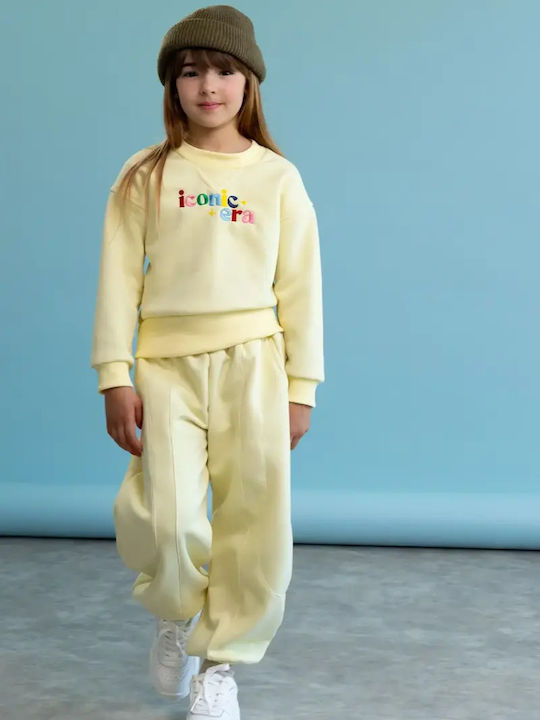 Kids Sweatpants Set Yellow