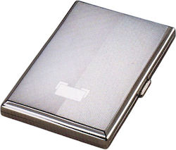 Metal Cigarette Case Gentelo Simple Silver Metal Cigarette Case Gentelo Simple Silver