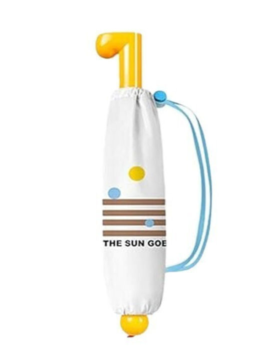 Kids Compact Umbrella White