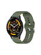 Tragbares Band Garmin Venu 3 Silikon Relief Wave Stil 22mm Armeegrün