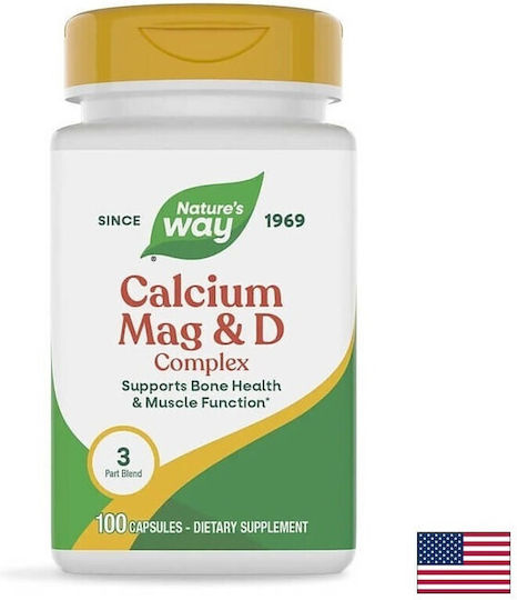 Nature's Way Калций Магнезий D 250мг 100 Капсули