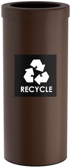 Pam & Co Recycling Mülleimer Kunststoff 30lt Braune