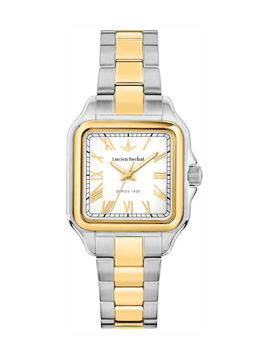 Men's Battery Watch with Silver Steel Bracelet
