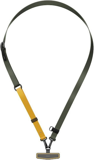 Uniq Vista Flex 2-in-1 Handydekoration Tie Deep Forest Canary Gelb
